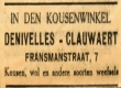 DENIVELLES-CLAUWAERT