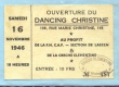 Ouverture du Dancing Christine