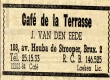 Caf de la Terrasse - J. Van Den Eede - Houba-de-Strooperlaan 188