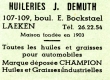 Huileries Demuth - Em. Bockstaellaan 107-109